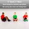 Cosom Scooter Board 12 Inch Childrens Sit  Scoot Board With 2 Inch NonMarring Nylon Casters  Safety Guards for Physical Education Class Sliding Boards with Safety Handles Orange