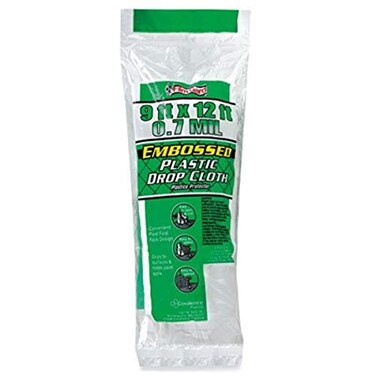 BERRY PLASTICS 9x12 Text Drop Cloth