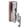SlideCo 14206 Diecast Mill Finish Sliding Patio Door Surface Mount Handle with Hook Latch Single Pack
