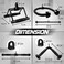 Yes4All Black Combo Tricep Press Down Cable Machine Attachment LAT Pulldown Attachments for Gym Set with Tricep Pull Down Rope Double D Handles VShaped Bar and Rotating Pull Down Straight Bar