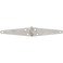 National Hardware N127753 Light Strap Hinges in Galvanized 3