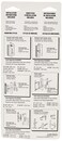 SlideCo 141752 Sliding Patio Door Handle Set 41516 In Extruded Aluminum Hook Latch Black with Wood Grain Single Pack