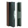 SlideCo 141752 Sliding Patio Door Handle Set 41516 In Extruded Aluminum Hook Latch Black with Wood Grain Single Pack