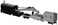 Bachmann Trains  250Ton Steam Crane  Boom Tender  PAINTED UNLETTERED HO Scale