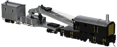 Bachmann Trains  250Ton Steam Crane  Boom Tender  PAINTED UNLETTERED HO Scale