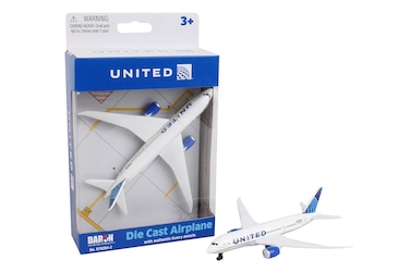 Daron Toy Airplane  United Airlines  DieCast Metal Model Airplane Toy with Plastic Parts for Kids Ages 3