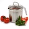 Norpro KRONA 12 Cup Multi Pot with Straining Lid Stainless Steel