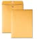 Quality Park 9 x 12 Clasp Envelopes with Deeply Gummed Flaps Great for Filing Storing or Mailing Documents 28 lb Brown Kraft 250 per Box 37590