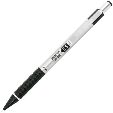 Mechanical Pencil 05 mm Stainless Steel wBlack Accents Barrel