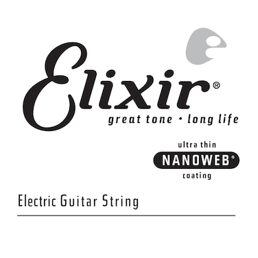 Elixir Strings NANOWEB Coating 15238 Electric Guitar Single String  038 Gauge