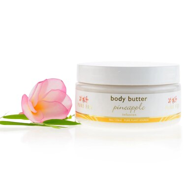 PURE FIJI Body Butter  Moisturizer Body Butter Cream  Face Cream and Body Lotion for Dry Skin with Natural Oils  Vitamin E Body Butter For Women for MenPineapple 8oz