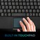 Adesso AKB410UB  SlimTouch Mini USB Keyboard with Builtin Touchpad