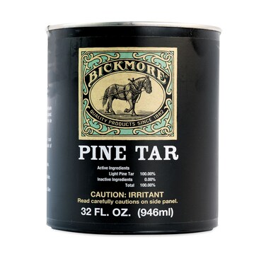 Bickmore Pine Tar 32oz  Hoof Care Formula for Horses