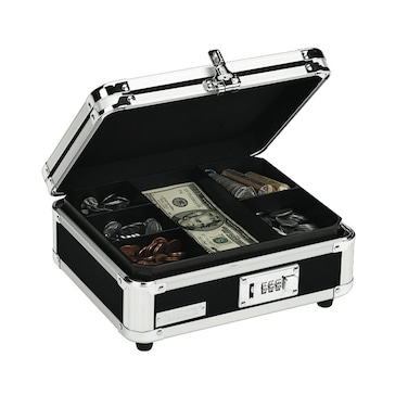 Vaultz Cash Box Black