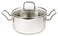 Norpro KRONA 3 Quart Vented Pot with Straining Lid Stainless Steel