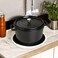 STAUB Cast Iron Dutch Oven 7qt Round Cocotte Made in France Serves 78 Black Matte