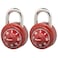 Master Lock 1530T Locker Lock Combination Padlock 2 Count Pack of 1 Colors May Vary