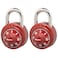 Master Lock 1530T Locker Lock Combination Padlock 2 Count Pack of 1 Colors May Vary