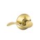 Schlage F170 ACC 605 LH Left Handed Accent Door Lever One Sided NonTurning Dummy Door Handle Bright Brass