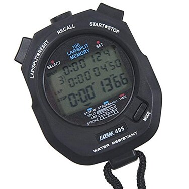 Ultrak 100 Lap Memory Timer Black
