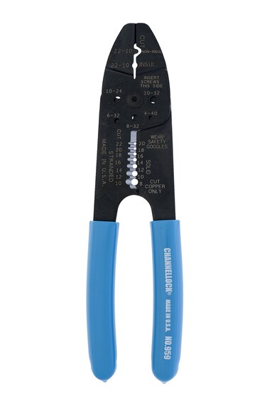 Channellock 959 812Inch Wire Stripper with Crimper