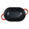 Crucible Cookware Enameled Cast Iron Bread Pan Dutch oven with Lid and Loop Handles  Red  Oven Safe Form for Baking and Cooking Artisan Bread Kit  Loaf Pan