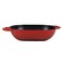 Crucible Cookware Enameled Cast Iron Bread Pan Dutch oven with Lid and Loop Handles  Red  Oven Safe Form for Baking and Cooking Artisan Bread Kit  Loaf Pan