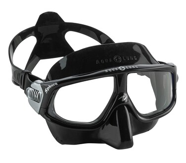 Aqua Sphere Sphera mask black silicone Black