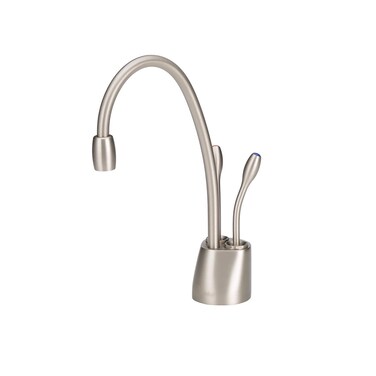 InSinkErator Contemporary Instant Hot and Cold Water Dispenser Faucet Satin Nickel FHC1100SN