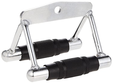 CAP Barbell Deluxe Double D Handle with Rubber Handgrips