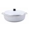 IMUSA GAU80508 Jumbo Traditional Natural Caldero for Cooking and Serving 18 Quart Silver