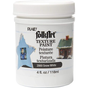 FolkArt Texture Paint in Assorted Colors 4 Ounce 2860 White
