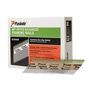 Paslode Framing Nails 650383 HDG 30 Degree Round Head 2 38 inch x 113 Gauge 2000 per Box