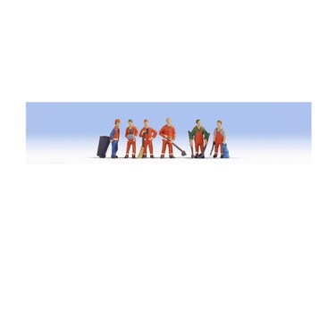 Noch 15029 City Cleaning Set H0 Scale Figures