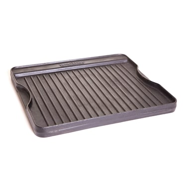Camp Chef Reversible Griddle  Cast Iron Griddle for Outdoor Cooking  Camping Gear  14 x 16