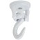 National Hardware N274910 V2673 Die Cast Swivel Swag Hooks in White 2 pack2 Inch