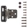 Hickory Hardware P60010FAB Self Closing SemiConcealed Hinge 14 Inch Overlay 170 Opening Face Frame  Partial Wrap  Cabinet Hardware Hinge Easy Installation Antique Brass Finish 1 Pair