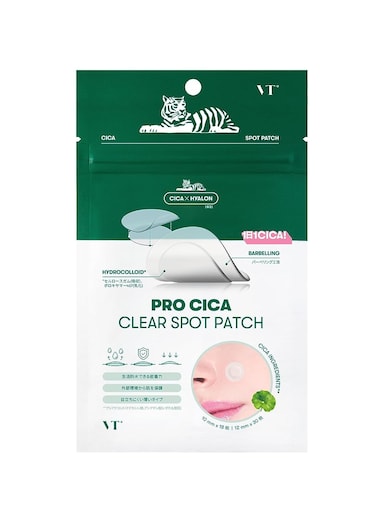 VT COSMETICS CICA Clear Spot Patch 48 Patchs 004 x18patchs x 1 Sheet and 005 x15patchs x 2 Sheets