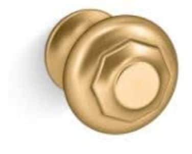 Kohler K725782MB Artifacts Drawer Knob Vibrant Moderne Brushed Brass