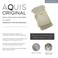 AQUIS DoubleSided Exfoliating  Cleansing Back Scrubber Fast Drying UltraDurable Microfiber