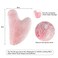 Roysmart Gua Sha Massage Tool Natural Quartz Jade Stone Gua Sha Facial Tool for Face Neck Body Scraping Facial Massage Tools for Promotes Blood FlowPrevents WrinklesRemoves Toxins Rose Quartz