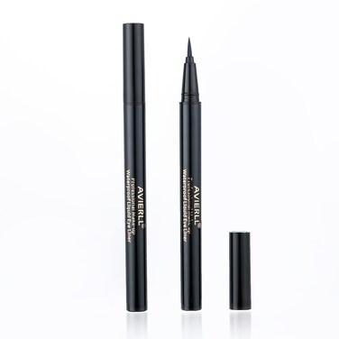 AVIERLL Waterproof Liquid Eyeliner 2Pens Black Eyeliner Long LastingSmudgeproof Makeup Liner Easy Liquid Pen 003 Fl Oz Black