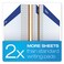Ampad Evidence Quad DualPad Quadrille Rule Letter Size 85 x 1175 White 100 Sheets per Pad 20210