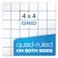 Ampad Evidence Quad DualPad Quadrille Rule Letter Size 85 x 1175 White 100 Sheets per Pad 20210