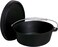 12 Qt Seasoned Cast Iron Dutch Oven with Cast Iron LidBlack