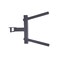 HulkFit YDip Bar Attachment for Wall Mounted Power Cage Black