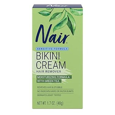 Nair Bikini Cream with Green Tea Sensitive Formula 17 Ounce
