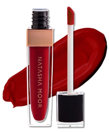 NATASHA MOOR Molten Matte Liquid Lipstick  LongLasting Hydrating Matte Finish with Moisturizing Vitamin E  Waterproof KissProof CrueltyFree  12Hour Stay Power  CONQUER