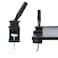 C Clamp Stand Holder Black Adjustable Table Stand Clamp Holder for Practice Hand and Mannequin Head Hair Training Tool