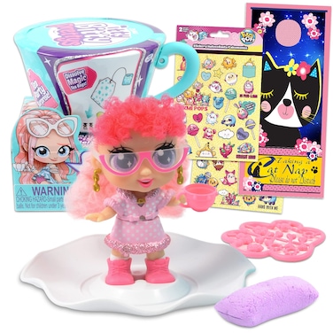 doll toy Zuru Itty Bitty Prettys Small Tea Cup Surprise Tea Party  Toy Bundle with Itty Bitty Prettys Tea Set for Kids Girls Birthday Supplies  Includes Pikmi Pops Stickers and More